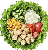 Herb Chicken Tomato Salad