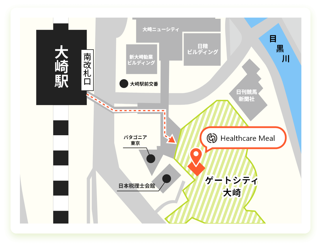 JR大崎駅の地図